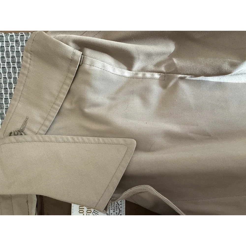 VTG 80s London Fog Maincoats Thinsulate Trench Coat Mens 38R Khaki USA Flawless